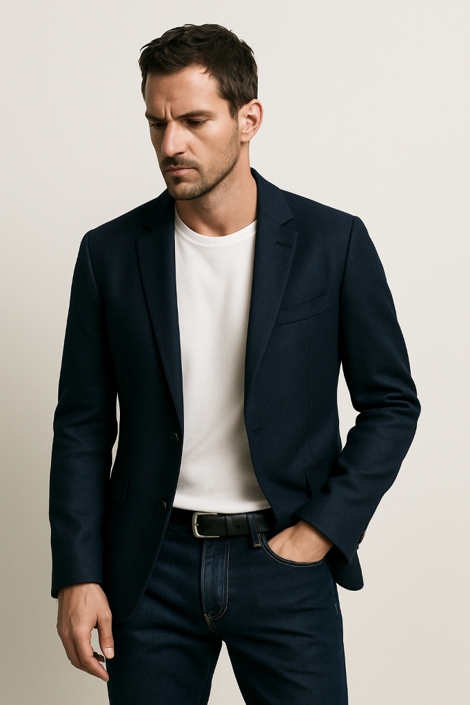 Men's navy blazer — Tailoring collection